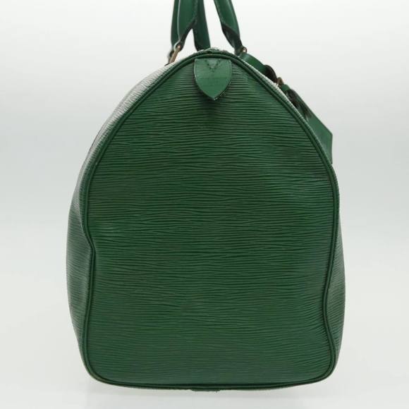 LOUIS VUITTON Epi Keepall 45 Boston Bag Green M42974 LV Auth 94661 - Picture 4 of 16